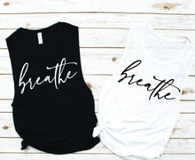 Load image into Gallery viewer, Breathe Muscle Tank - Empower Collection by Hustle and Soul Clothing - Hustle and Soul Clothing