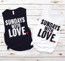 Load image into Gallery viewer, Sundays with Love Spin Muscle Tank - Fitness Tees by Hustle and Soul Clothing - Hustle and Soul Clothing