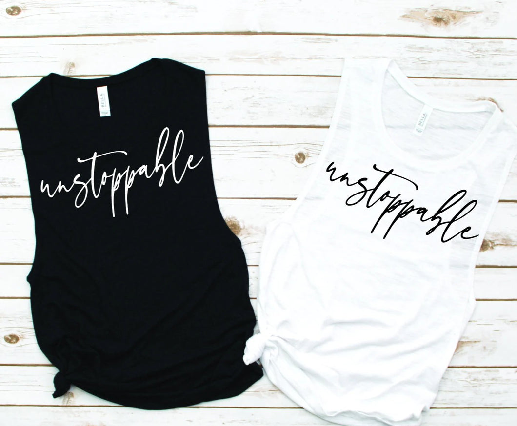 Unstoppable Muscle Tank - Empower Collection by Hustle and Soul Clothing - Hustle and Soul Clothing